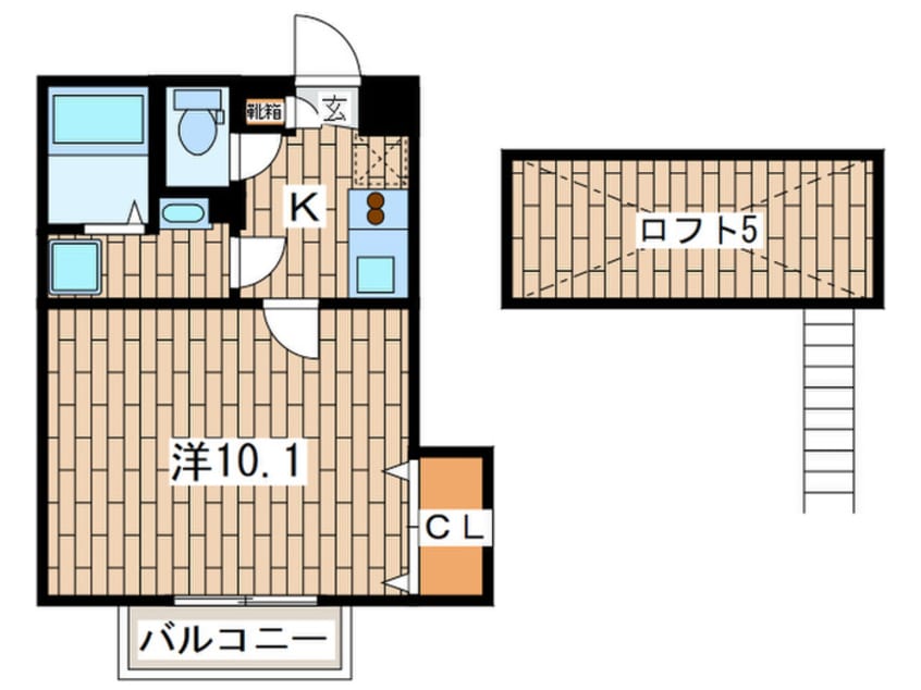 間取図 第２ネオＭＩコ－ポ