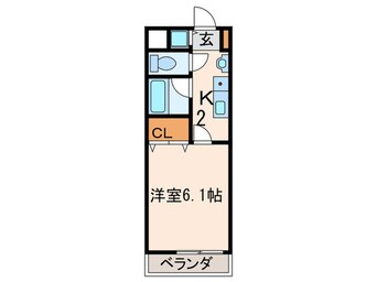 間取図 エクレール白糸台