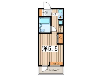 間取図 エムズ南林間