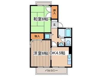 間取図 クレセントＡ