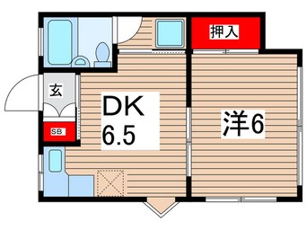 間取図 フラット谷戸Ａ
