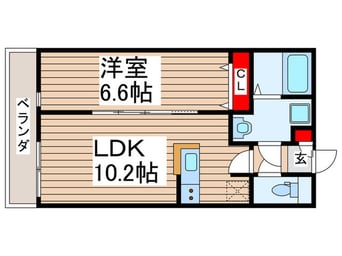 間取図 Ｌ‘ｅｔｏｉｌｅ南流山