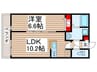 Ｌ‘ｅｔｏｉｌｅ南流山 1LDKの間取り