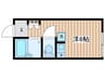 ヒルズ新吉田東 1Rの間取り
