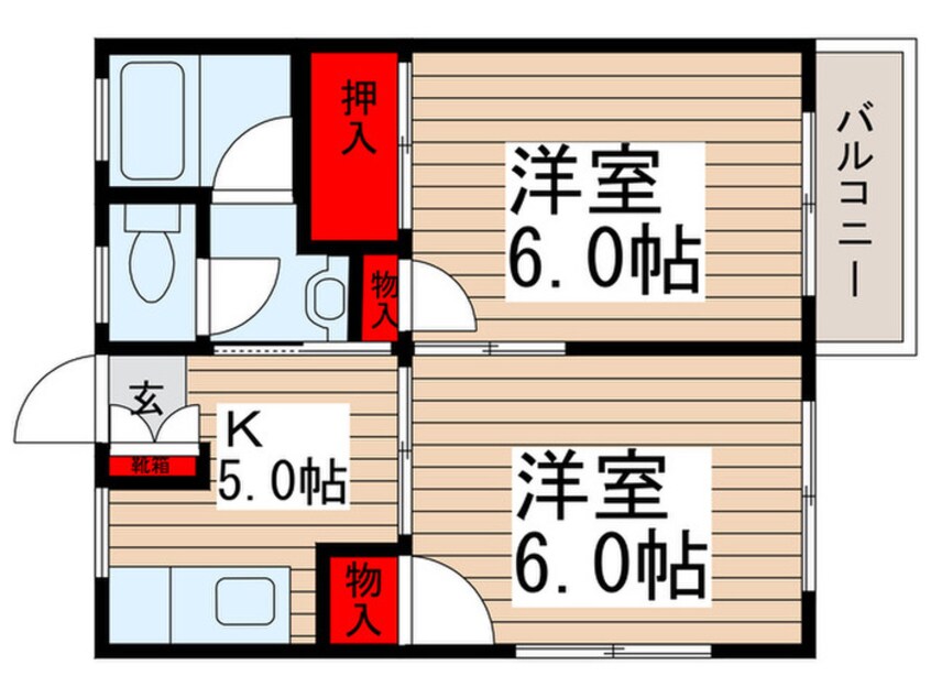 間取図 広喜ハイツ