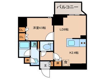 間取図 Belle Vue千代田飯田橋