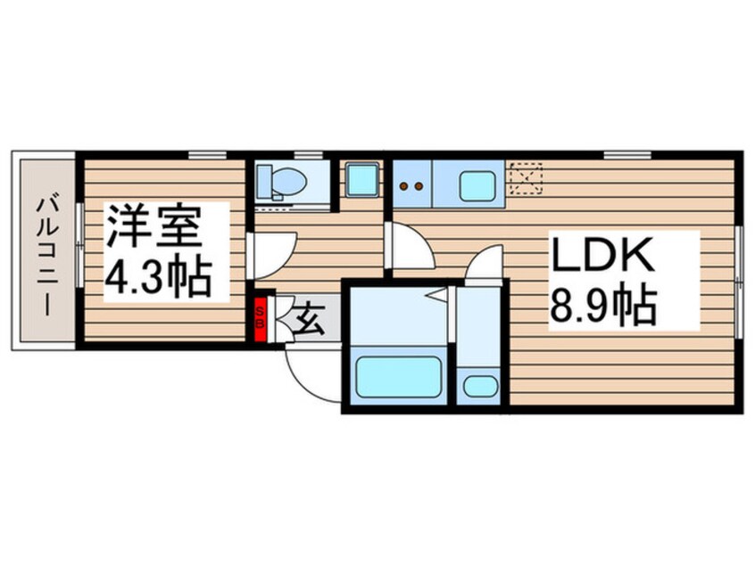 間取図 Park Asa