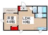 Ｗｏｏｄｉｏｎ.Ｒ 1LDKの間取り