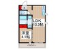 Ｗｏｏｄｉｏｎ.Ｒ 1LDKの間取り