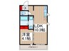 Ｗｏｏｄｉｏｎ.Ｒ 1LDKの間取り