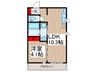Ｗｏｏｄｉｏｎ.Ｒ 1LDKの間取り