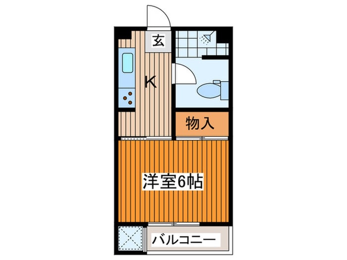 間取り図 ドミール赤羽(305)