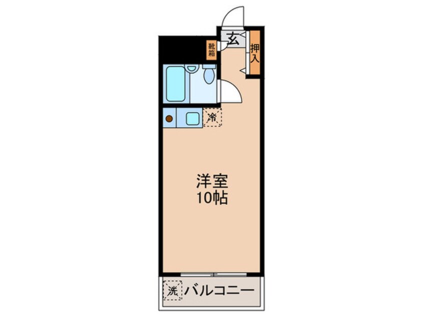 間取図 アビタ－レ綱島(101－206)