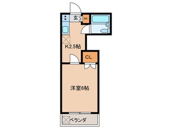 間取図 シャンテ方南