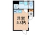 ｼｴｽﾀｳﾞｨﾗ上板橋ｻﾝﾄﾞｳﾞｧﾚｱ 1Rの間取り