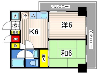 間取図 GSハイム長者町幸山(905)