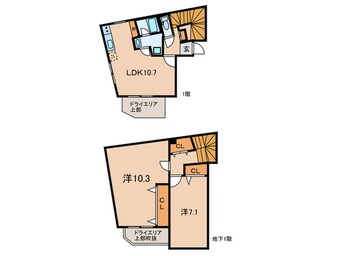 間取図 LiveFlat戸越