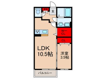 間取図 アム－ル上井草Ｎ