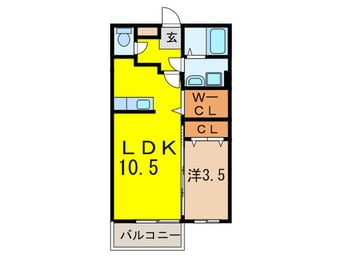 間取図 アム－ル上井草Ｎ