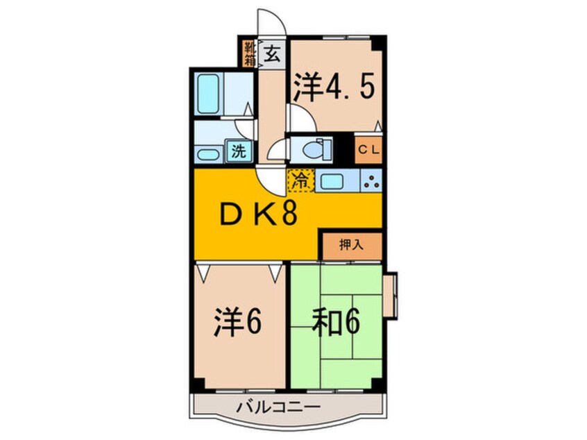 間取図 ヴェーラエレガンテ