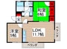 キャピタルＡ 2LDKの間取り