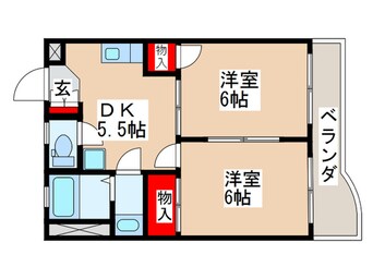 間取図 ビューハイツ司