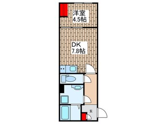間取図 コーラルテラス南砂