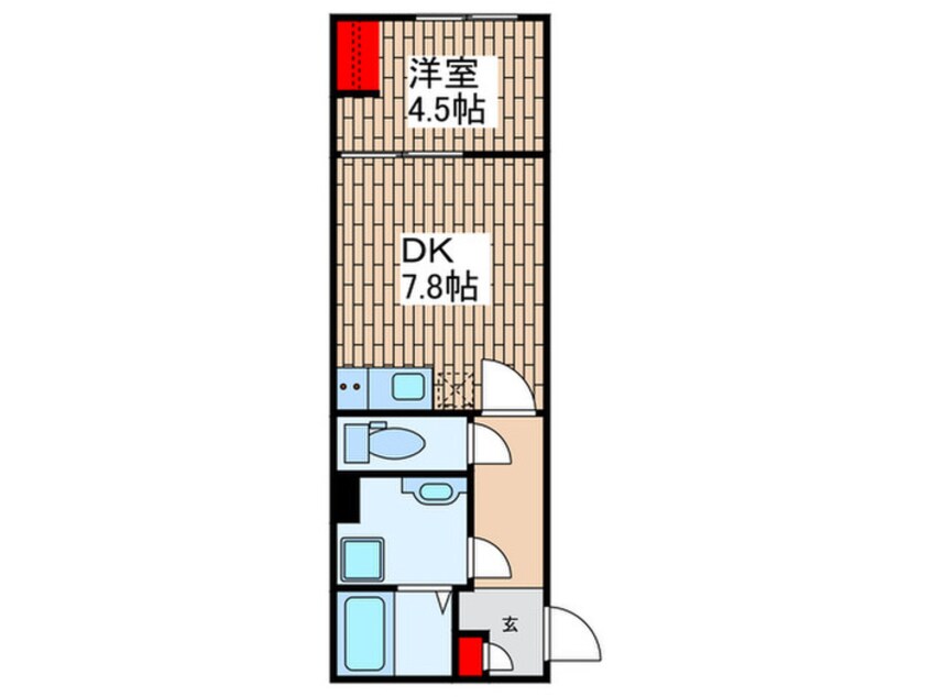 間取図 コーラルテラス南砂