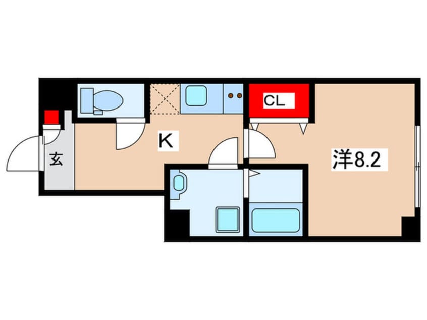 間取図 コーラルテラス南砂