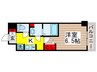 Ｎーｓｔａｇｅ　ｇｙｏｔｏｋｕ 1Kの間取り
