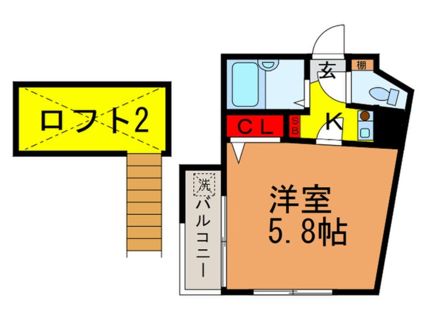 間取図 オアーゼＫ