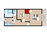 松田マンション 2Kの間取り