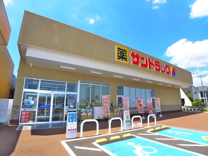 サンドラッグ(ドラッグストア)まで740m レジデンスカープ茂原