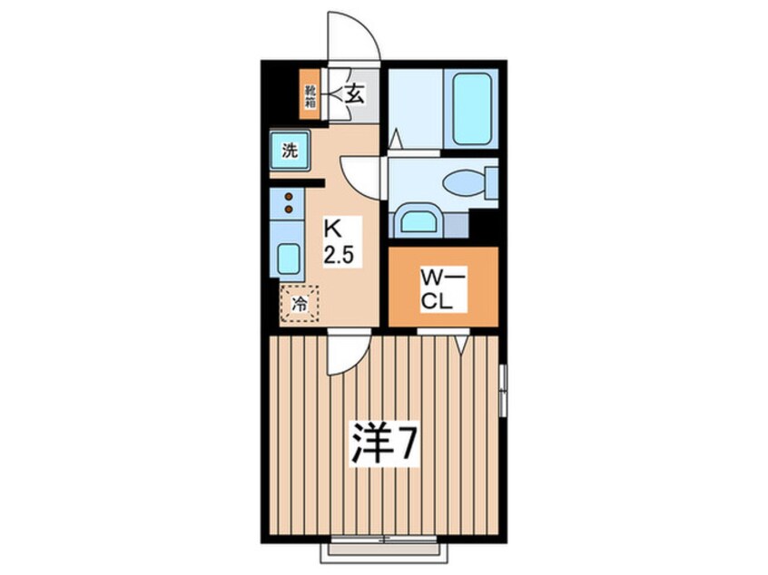 間取図 クレ－ル四季彩の丘参番館