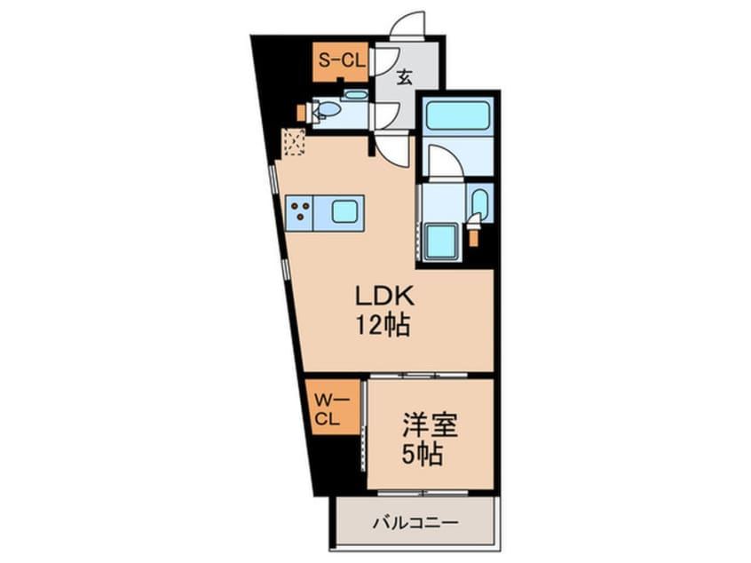間取図 ザ・パークハビオ市ヶ谷ウエスト