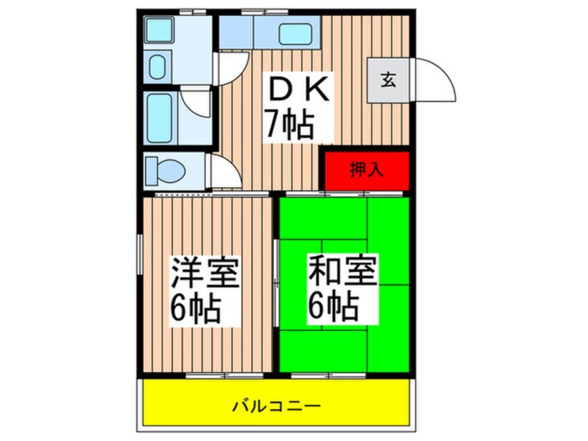 間取図 栗原ビル