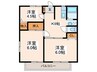 ロワールハイツ 3Kの間取り