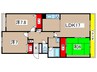 エルテナおゆみ野1 3LDKの間取り
