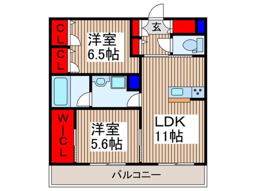 間取図 仮）べルウッドレジデンス