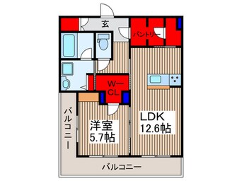 間取図 仮）べルウッドレジデンス