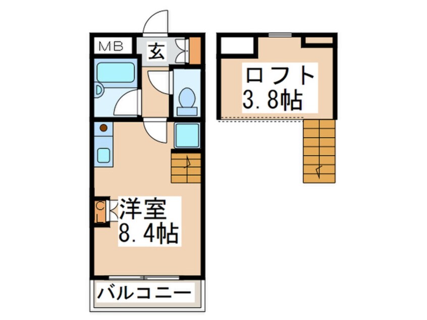 間取図 キアヌ　ハレ