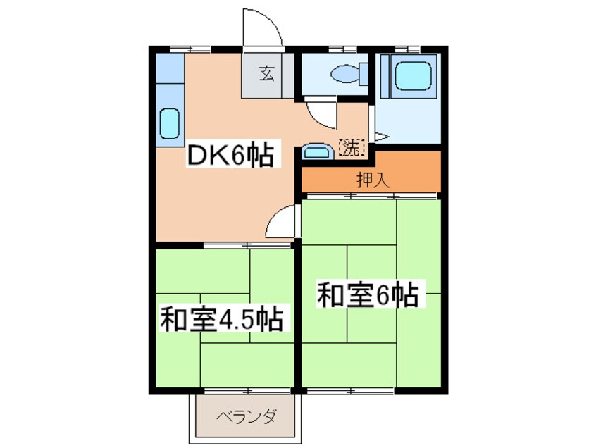 間取図 村瀬ハイツ