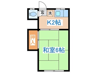 間取図 コ－ポすずらん