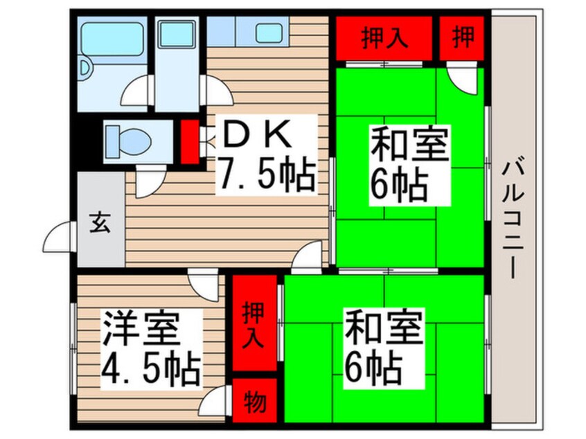 間取図 壱番館