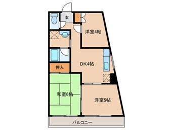 間取図 ハイツ堂山