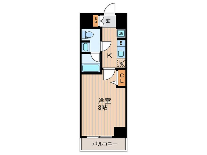 間取図 ＱＵＡＬＩＴＡＳ蒲田