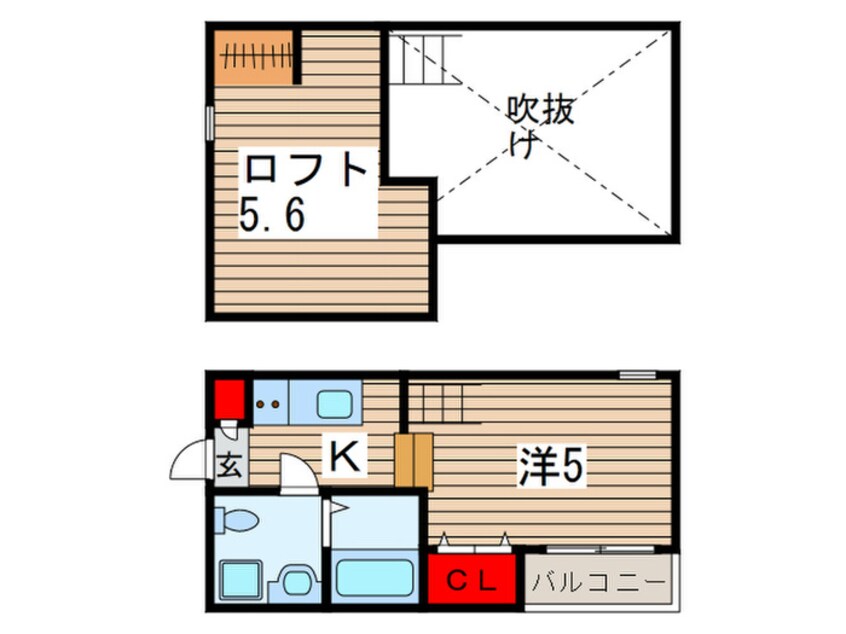 間取図 パーリッシィ稲毛
