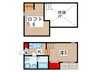 パーリッシィ稲毛 1Kの間取り