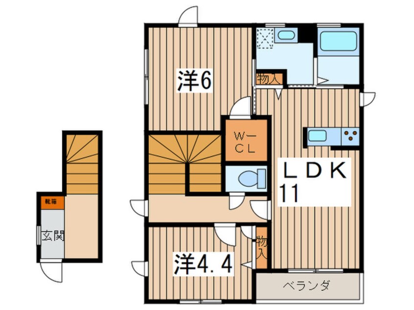 間取図 ミストラルA棟