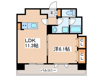 間取図 アリア・ソワン美しが丘